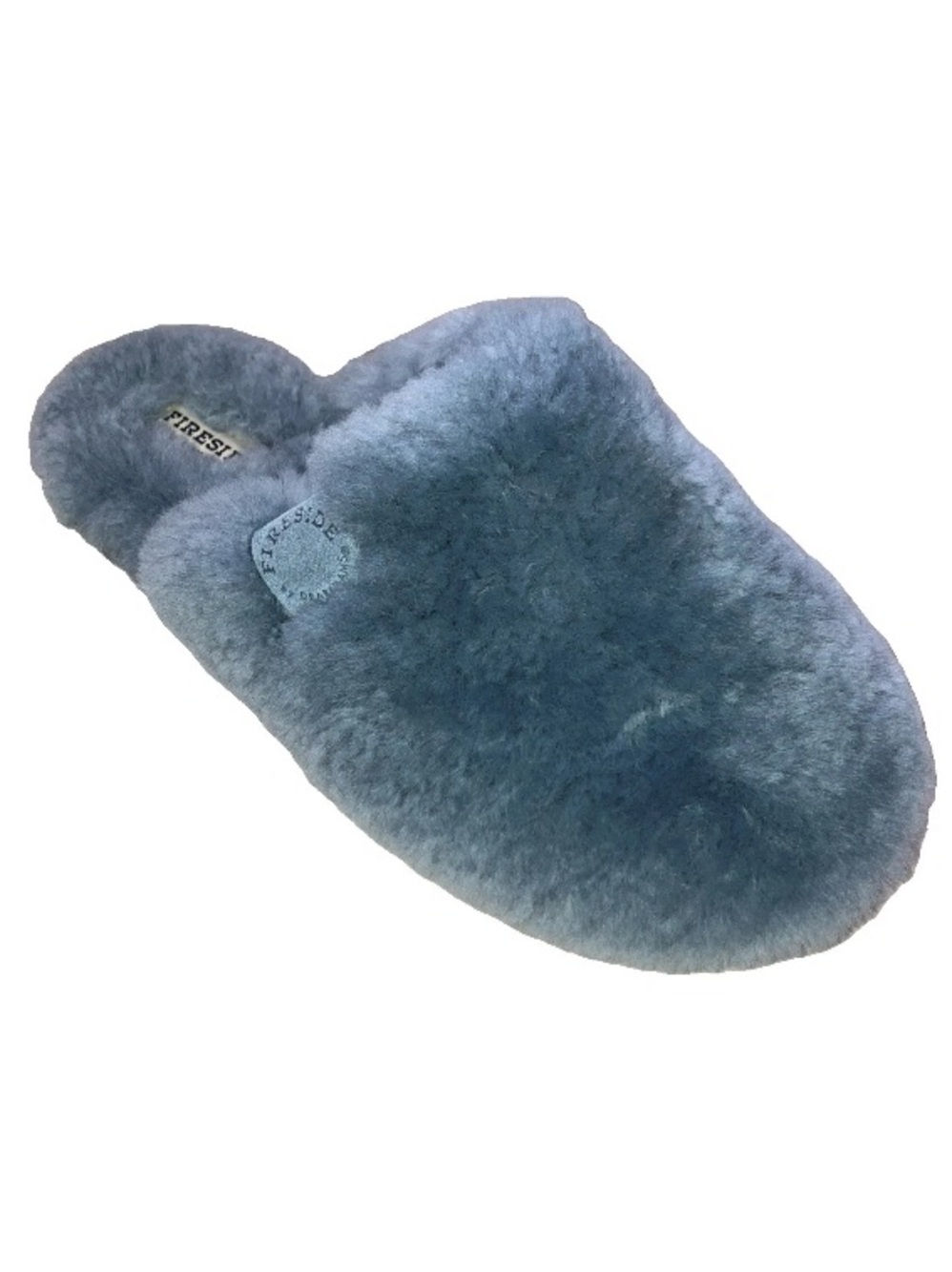 Shearling Fur Slippers Fireside Dearfoams Shelly Beach Scuff Slides Shoes Size 7